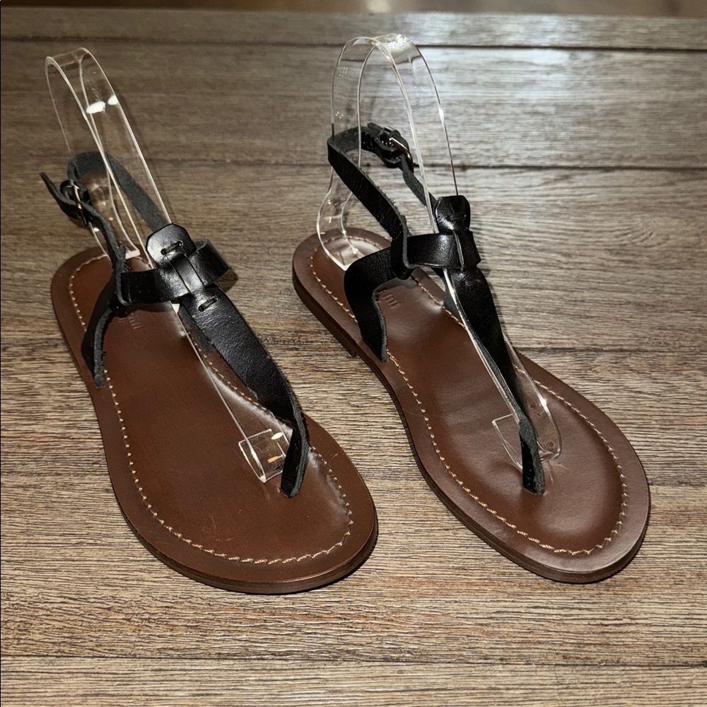 Garnet Hill Ilaria Sandals Black